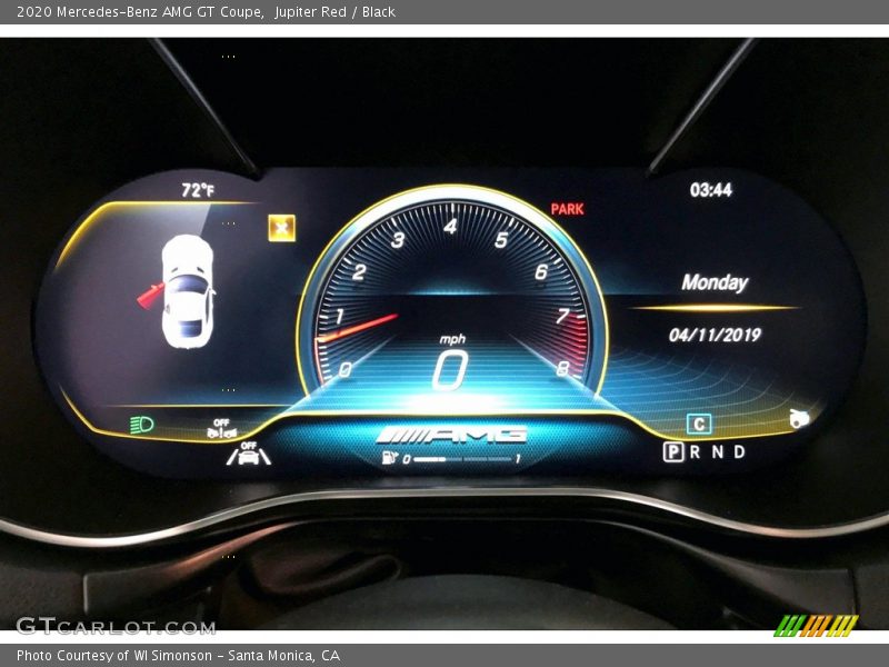  2020 AMG GT Coupe Coupe Gauges