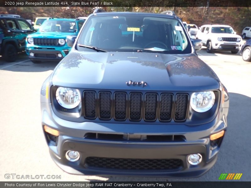 Slate Blue Pearl / Black 2020 Jeep Renegade Latitude 4x4