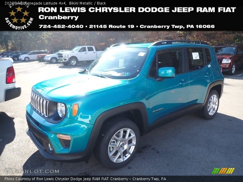 Bikini Metallic / Black 2020 Jeep Renegade Latitude 4x4