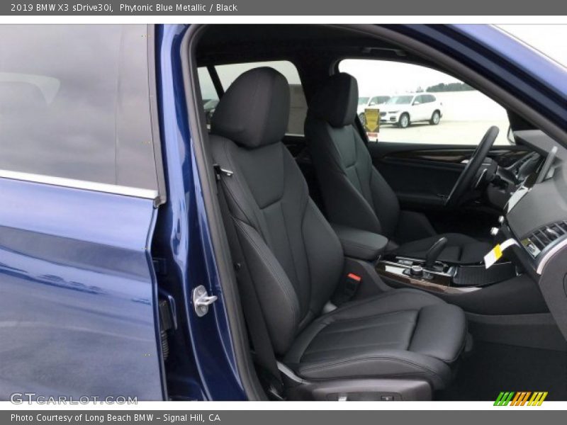 Phytonic Blue Metallic / Black 2019 BMW X3 sDrive30i