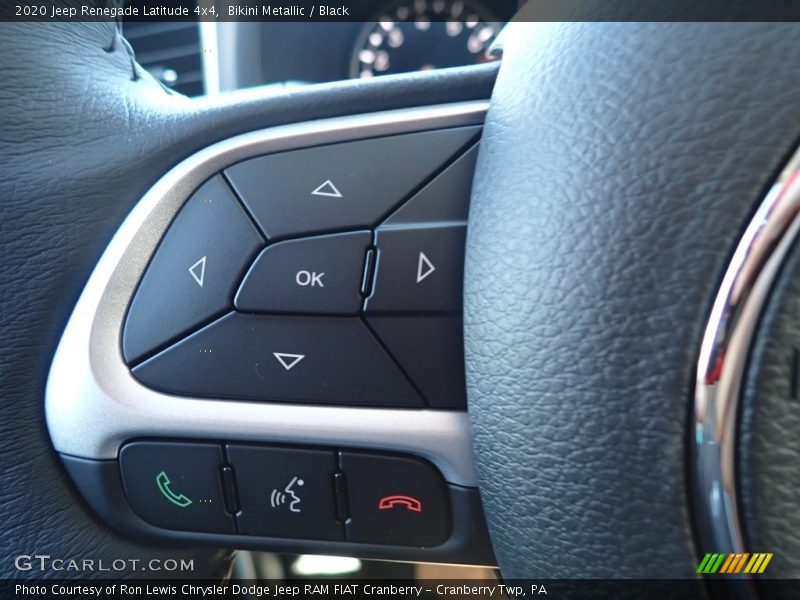 Bikini Metallic / Black 2020 Jeep Renegade Latitude 4x4