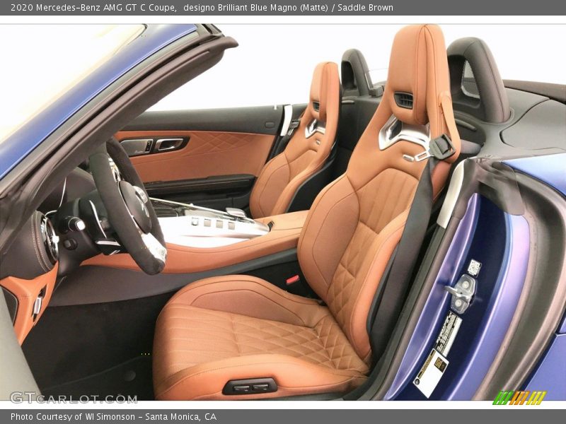  2020 AMG GT C Coupe Saddle Brown Interior