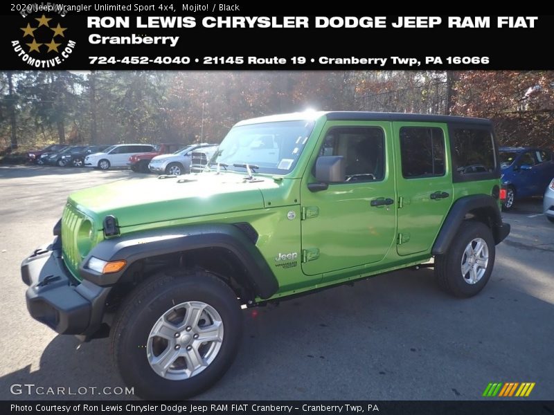 Mojito! / Black 2020 Jeep Wrangler Unlimited Sport 4x4