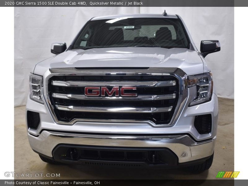 Quicksilver Metallic / Jet Black 2020 GMC Sierra 1500 SLE Double Cab 4WD