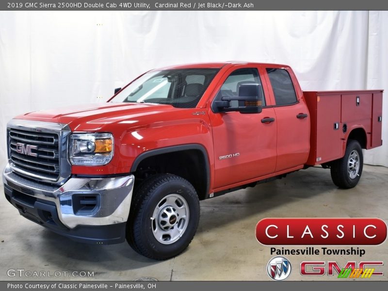 Cardinal Red / Jet Black/­Dark Ash 2019 GMC Sierra 2500HD Double Cab 4WD Utility