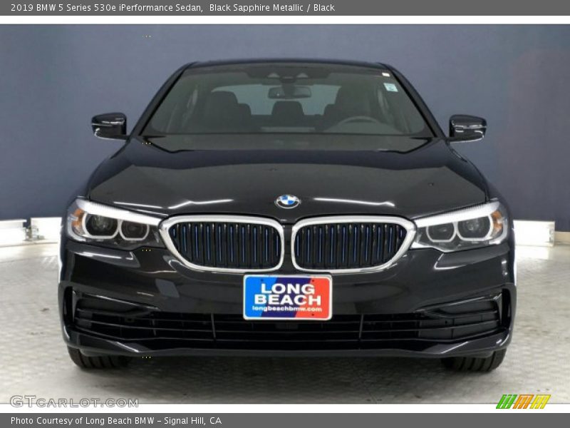 Black Sapphire Metallic / Black 2019 BMW 5 Series 530e iPerformance Sedan