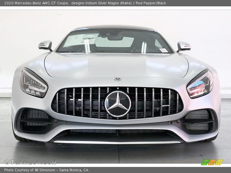 designo Iridium Silver Magno (Matte) / Red Pepper/Black 2020 Mercedes-Benz AMG GT Coupe