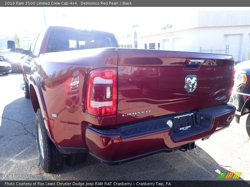 Delmonico Red Pearl / Black 2019 Ram 3500 Limited Crew Cab 4x4