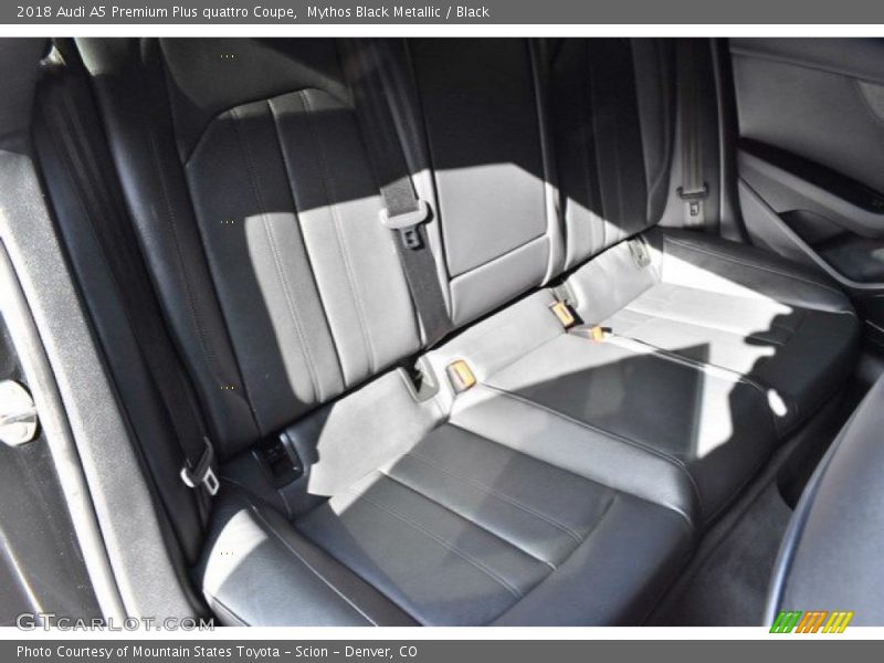 Mythos Black Metallic / Black 2018 Audi A5 Premium Plus quattro Coupe