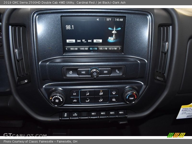 Cardinal Red / Jet Black/­Dark Ash 2019 GMC Sierra 2500HD Double Cab 4WD Utility