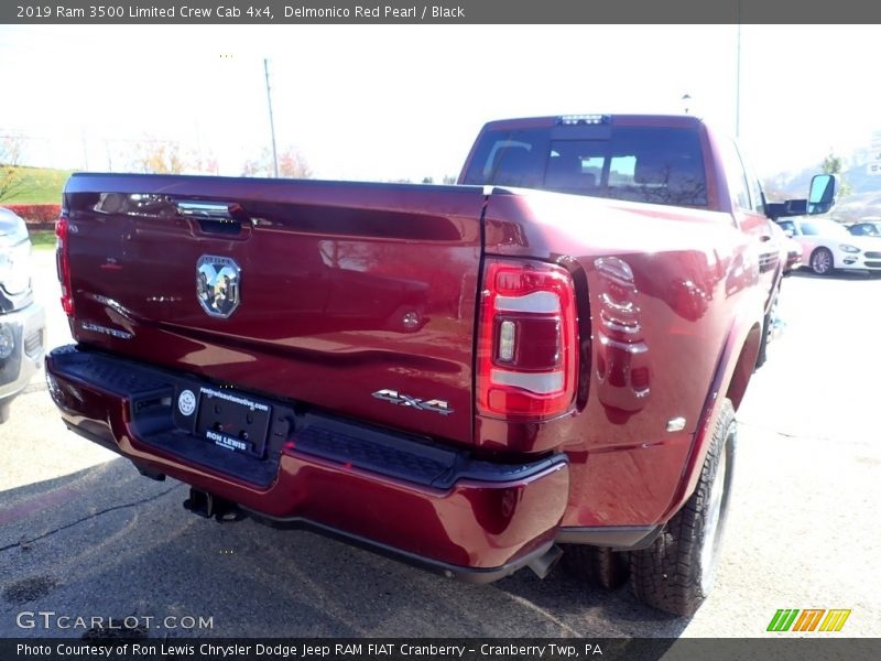 Delmonico Red Pearl / Black 2019 Ram 3500 Limited Crew Cab 4x4