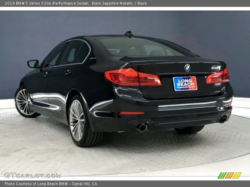 Black Sapphire Metallic / Black 2019 BMW 5 Series 530e iPerformance Sedan