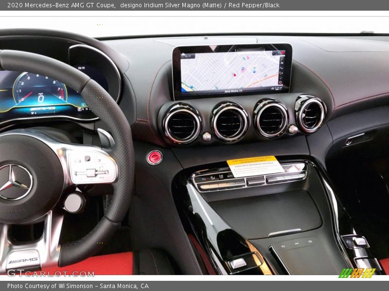 Controls of 2020 AMG GT Coupe