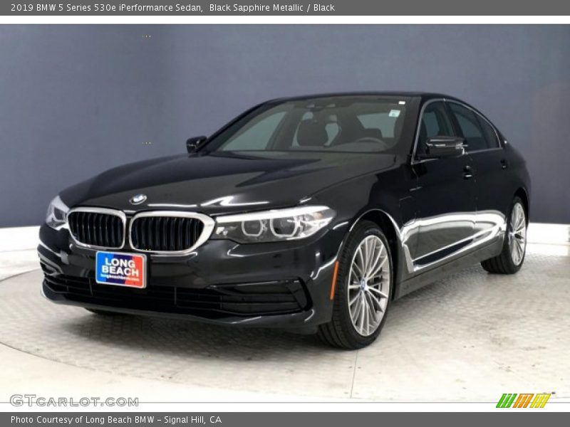 Black Sapphire Metallic / Black 2019 BMW 5 Series 530e iPerformance Sedan