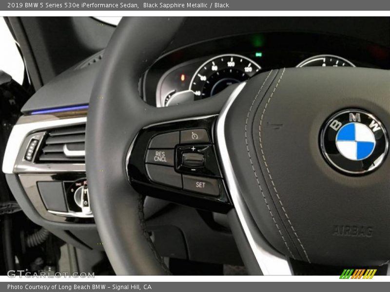 Black Sapphire Metallic / Black 2019 BMW 5 Series 530e iPerformance Sedan