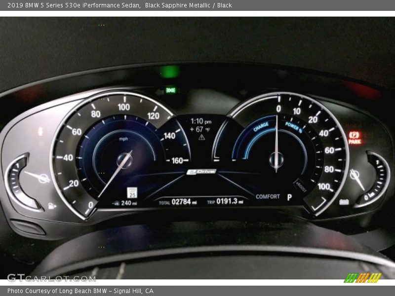 Black Sapphire Metallic / Black 2019 BMW 5 Series 530e iPerformance Sedan
