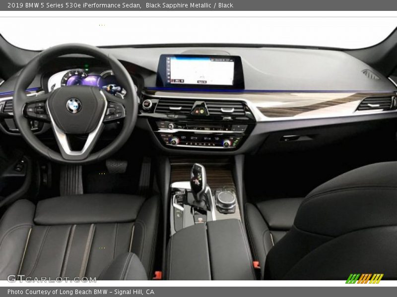 Black Sapphire Metallic / Black 2019 BMW 5 Series 530e iPerformance Sedan