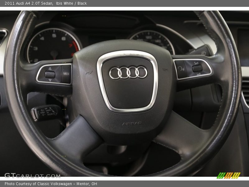 Ibis White / Black 2011 Audi A4 2.0T Sedan