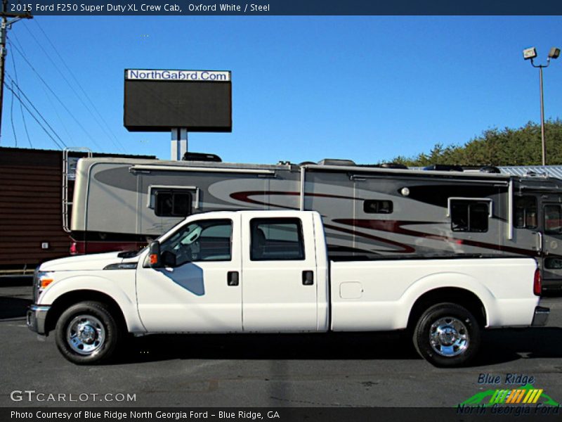 Oxford White / Steel 2015 Ford F250 Super Duty XL Crew Cab