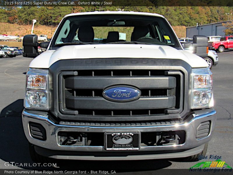 Oxford White / Steel 2015 Ford F250 Super Duty XL Crew Cab