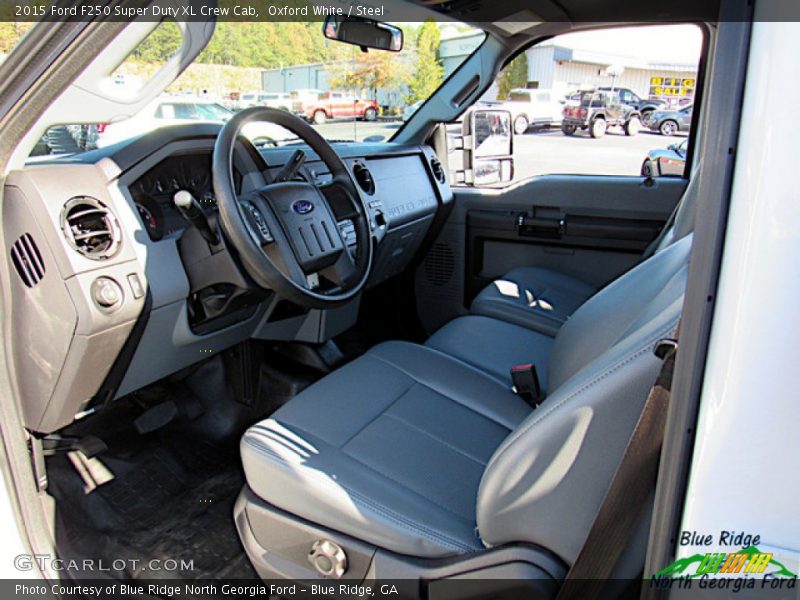 Oxford White / Steel 2015 Ford F250 Super Duty XL Crew Cab