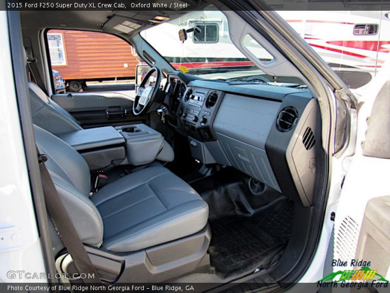 Oxford White / Steel 2015 Ford F250 Super Duty XL Crew Cab