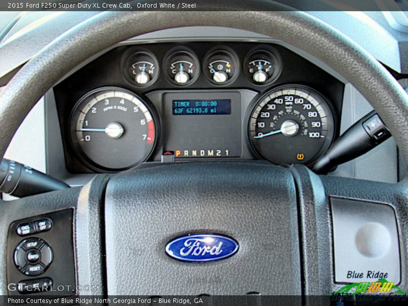 Oxford White / Steel 2015 Ford F250 Super Duty XL Crew Cab