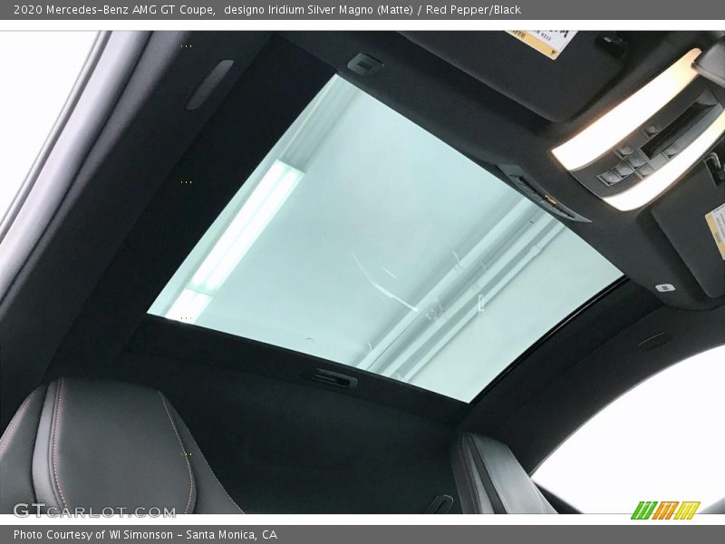 Sunroof of 2020 AMG GT Coupe