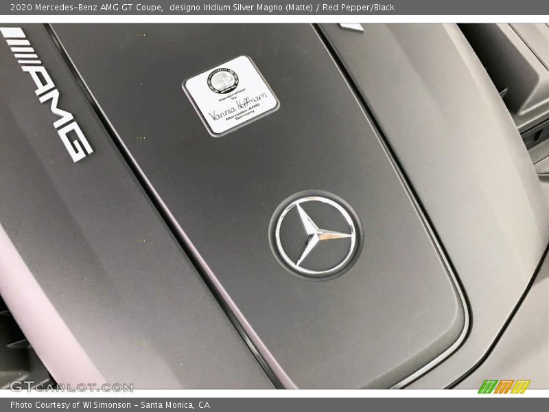 designo Iridium Silver Magno (Matte) / Red Pepper/Black 2020 Mercedes-Benz AMG GT Coupe