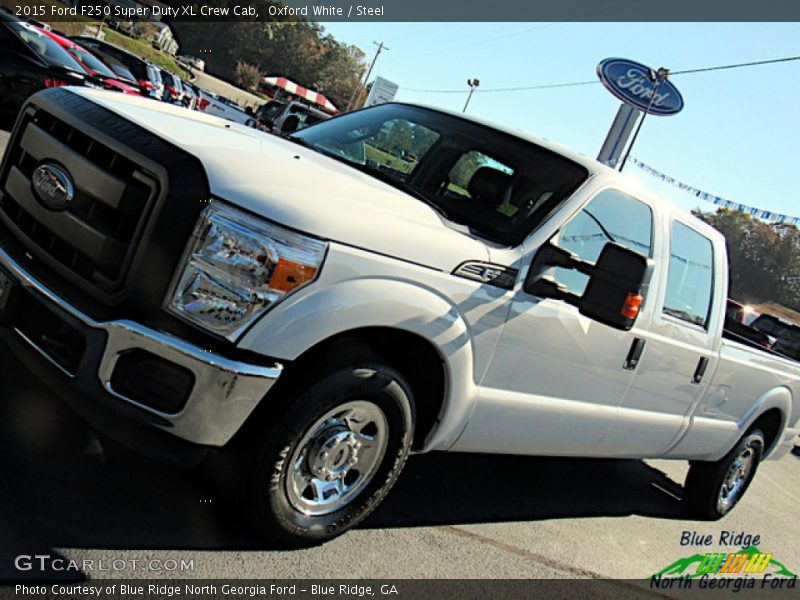 Oxford White / Steel 2015 Ford F250 Super Duty XL Crew Cab