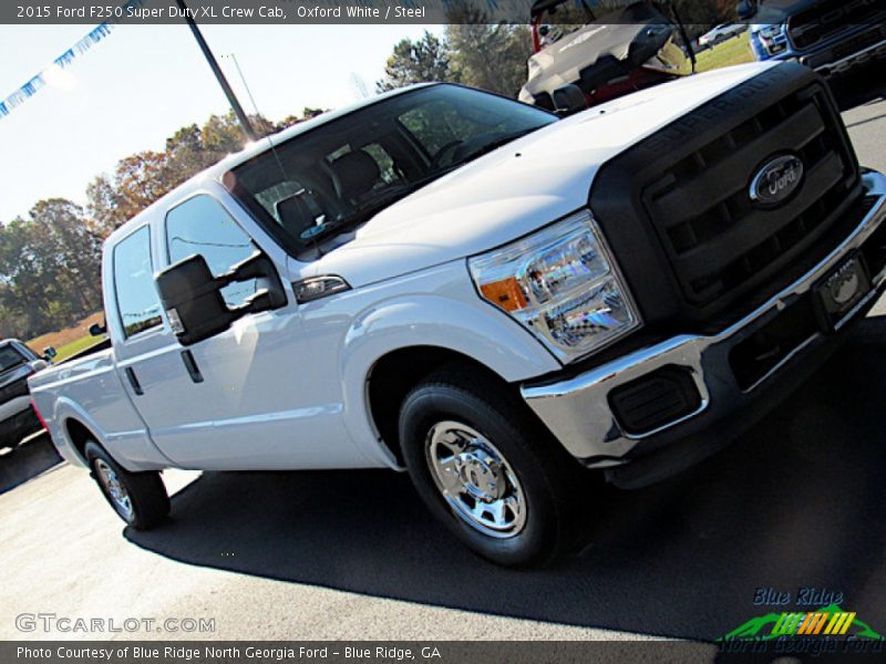 Oxford White / Steel 2015 Ford F250 Super Duty XL Crew Cab