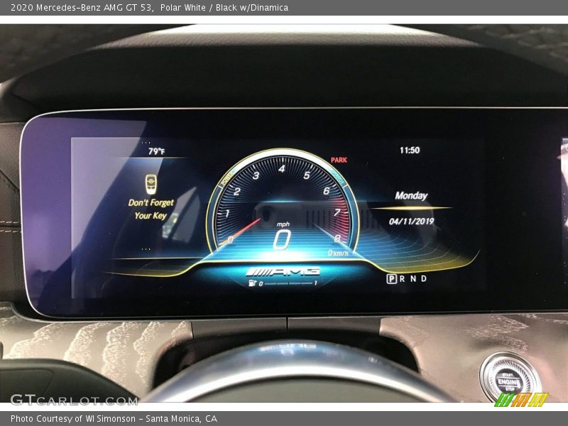  2020 AMG GT 53 53 Gauges