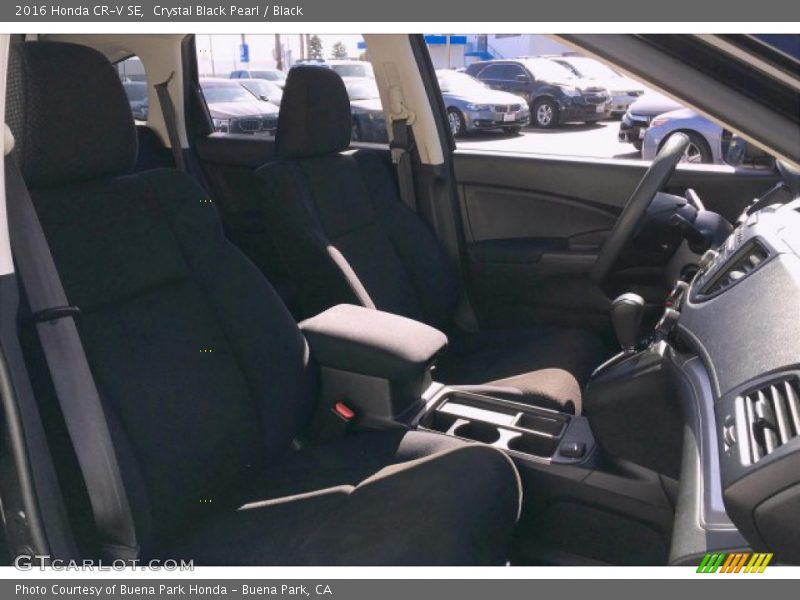 Crystal Black Pearl / Black 2016 Honda CR-V SE
