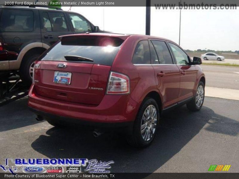 Redfire Metallic / Medium Light Stone 2008 Ford Edge Limited