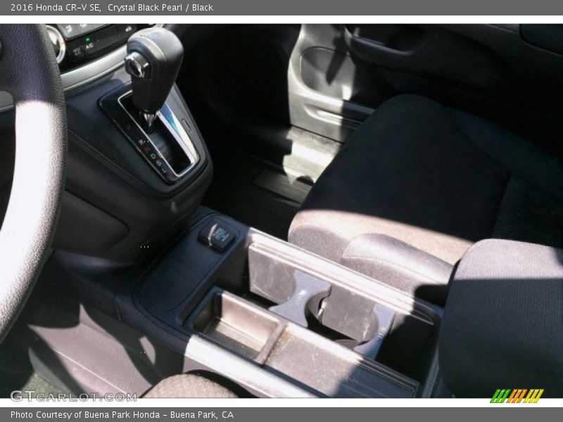 Crystal Black Pearl / Black 2016 Honda CR-V SE