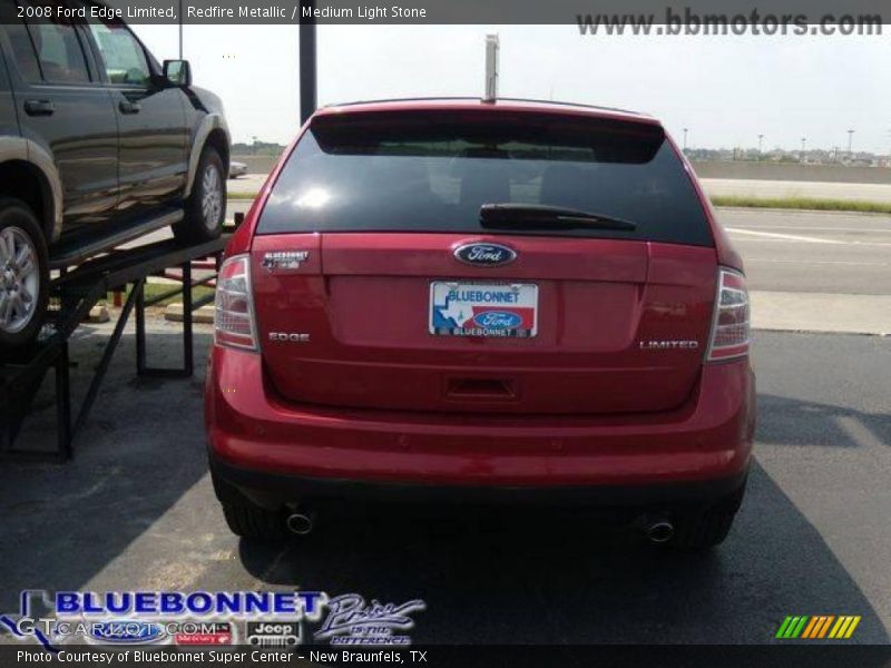 Redfire Metallic / Medium Light Stone 2008 Ford Edge Limited
