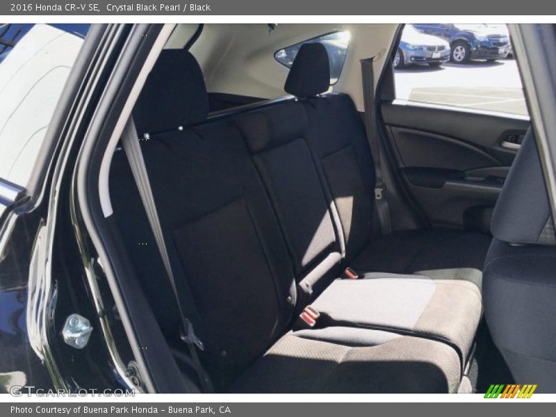 Crystal Black Pearl / Black 2016 Honda CR-V SE
