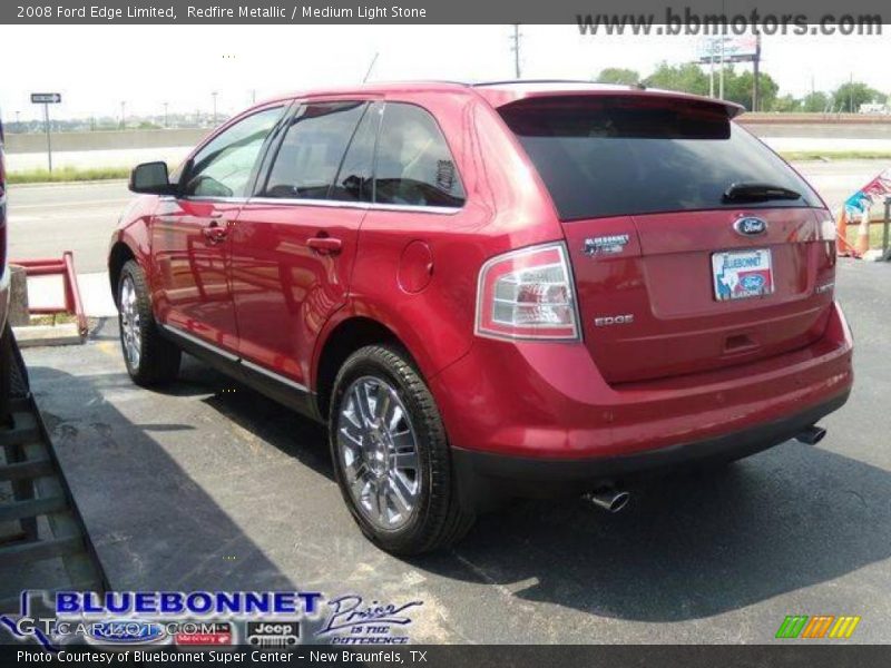 Redfire Metallic / Medium Light Stone 2008 Ford Edge Limited