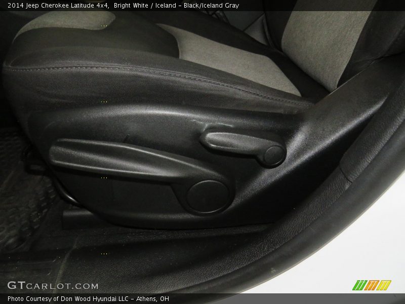 Bright White / Iceland - Black/Iceland Gray 2014 Jeep Cherokee Latitude 4x4