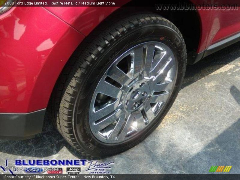 Redfire Metallic / Medium Light Stone 2008 Ford Edge Limited