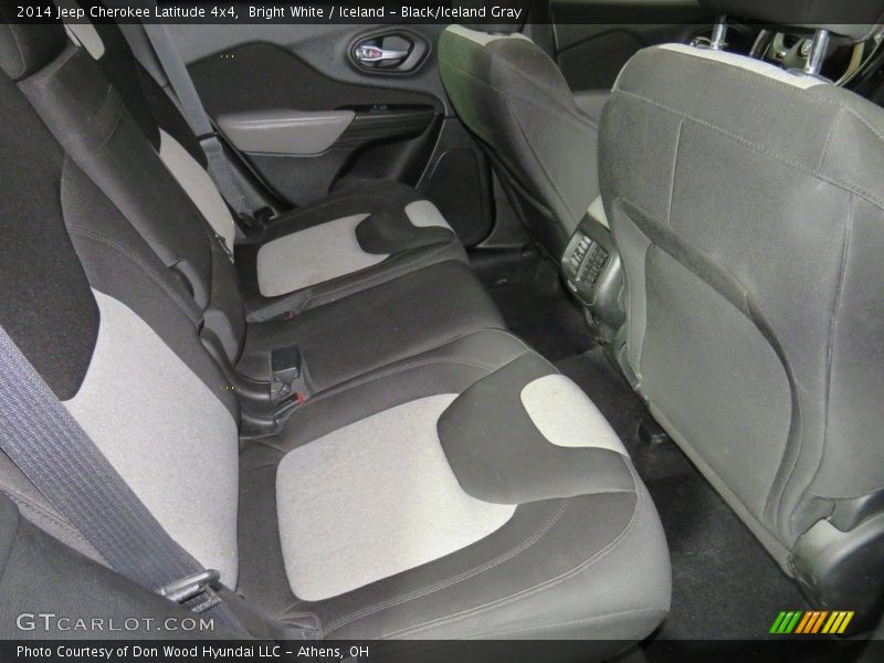 Bright White / Iceland - Black/Iceland Gray 2014 Jeep Cherokee Latitude 4x4