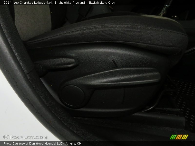 Bright White / Iceland - Black/Iceland Gray 2014 Jeep Cherokee Latitude 4x4