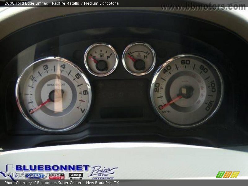 Redfire Metallic / Medium Light Stone 2008 Ford Edge Limited