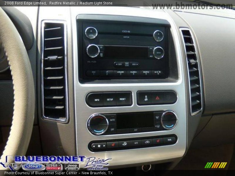 Redfire Metallic / Medium Light Stone 2008 Ford Edge Limited
