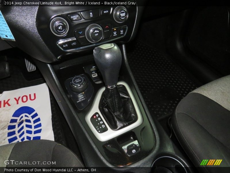 Bright White / Iceland - Black/Iceland Gray 2014 Jeep Cherokee Latitude 4x4