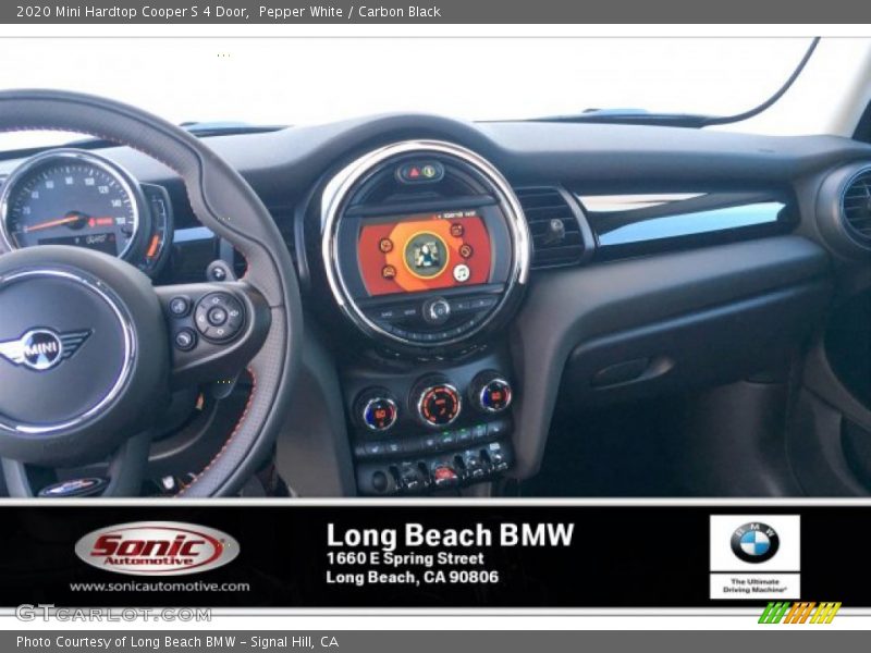 Pepper White / Carbon Black 2020 Mini Hardtop Cooper S 4 Door