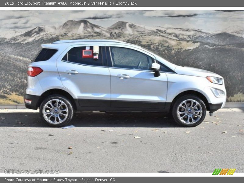 Moondust Silver Metallic / Ebony Black 2019 Ford EcoSport Titanium 4WD