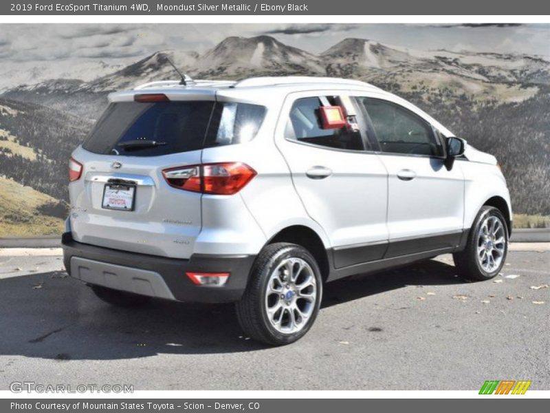 Moondust Silver Metallic / Ebony Black 2019 Ford EcoSport Titanium 4WD