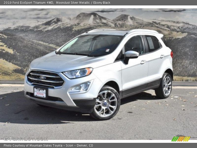 Moondust Silver Metallic / Ebony Black 2019 Ford EcoSport Titanium 4WD