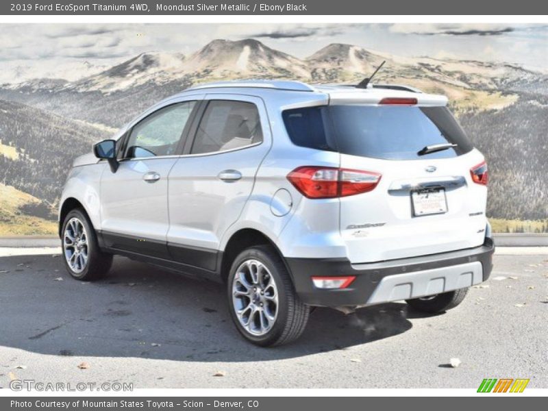 Moondust Silver Metallic / Ebony Black 2019 Ford EcoSport Titanium 4WD
